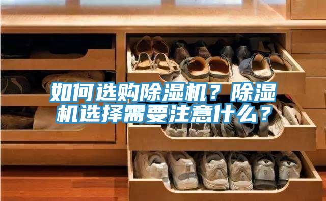 如何選購除濕機？除濕機選擇需要注意什么？