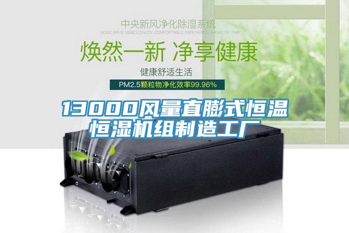 13000風量直膨式恒溫恒濕機組制造工廠