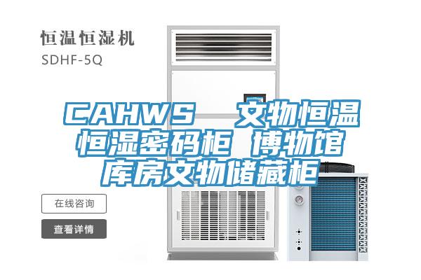 CAHWS  文物恒溫恒濕密碼柜 博物館庫房文物儲藏柜