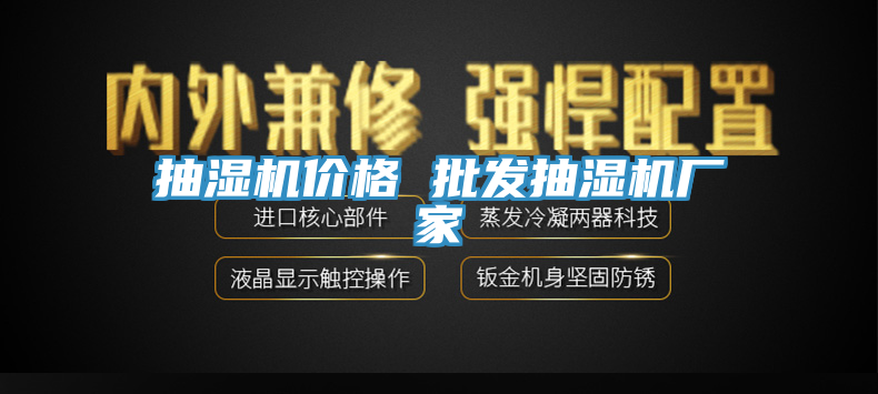 抽濕機價格 批發抽濕機廠家