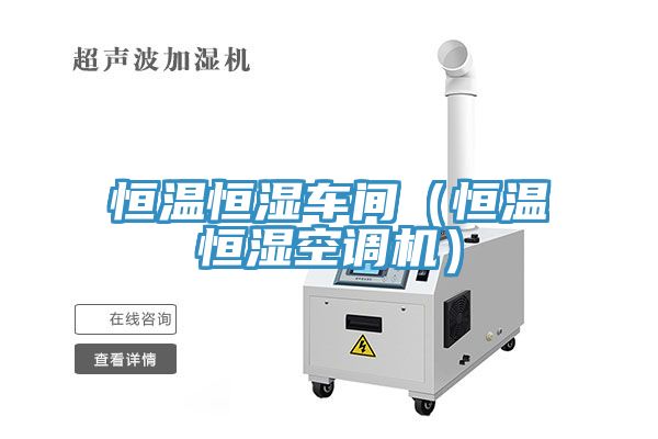 恒溫恒濕車間（恒溫恒濕空調機）