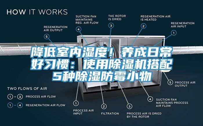 降低室內濕度！養成日常好習慣：使用除濕機搭配5種除濕防霉小物