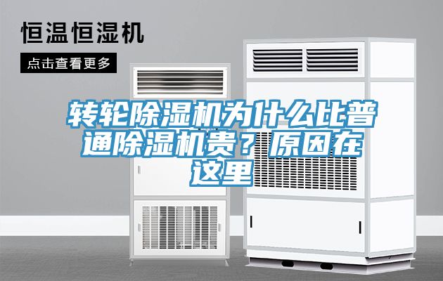 轉輪除濕機為什么比普通除濕機貴？原因在這里